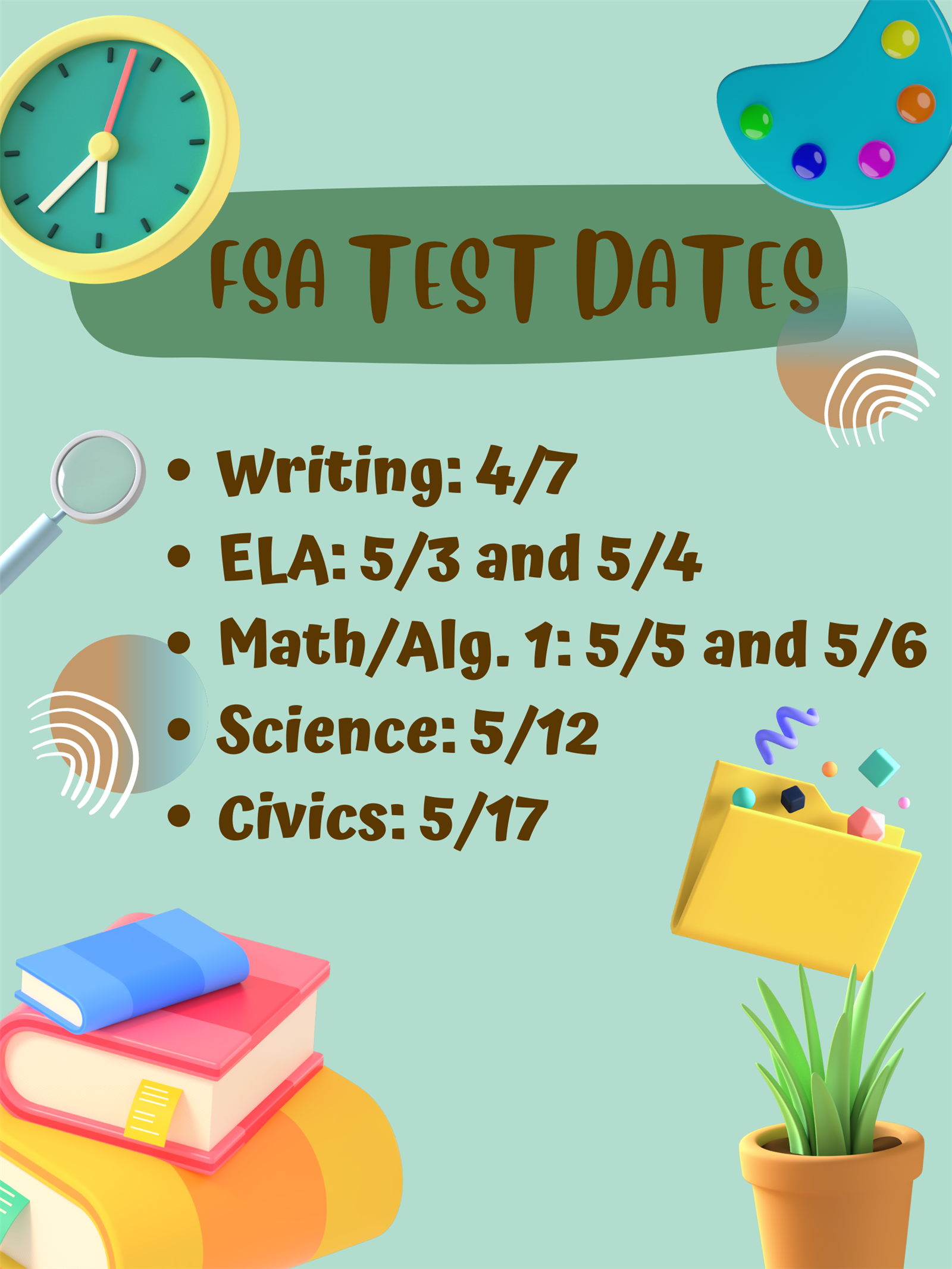  dates